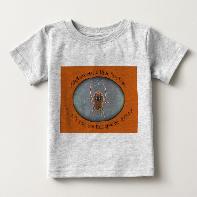 Araneus Orb Weaver Spider Camiseta Infantil Hallow (Anverso)