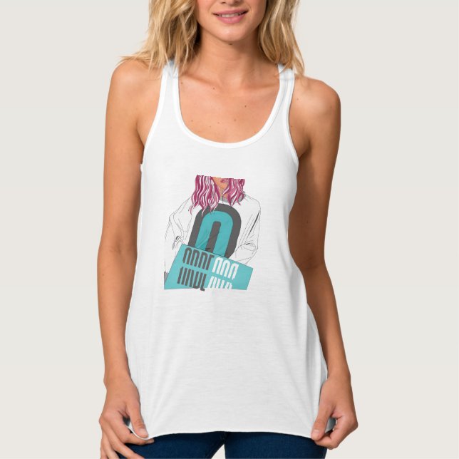 Arberor Flowy Racerback Tank Top (Anverso)