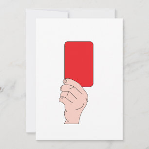 Árbitro Que Muestra Invitaciones A Tarjeta Roja