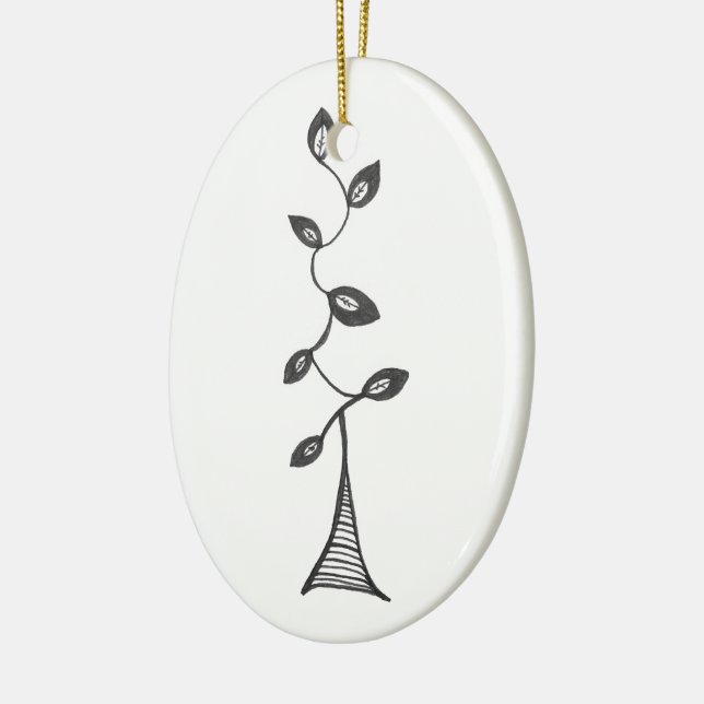 Árbol abstracto del ornamento de la vida (Izquierda)