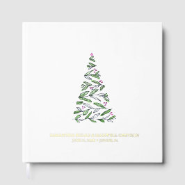 Árbol acuarela del libro de navidades