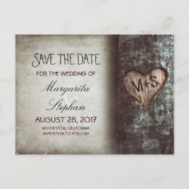 árbol antiguo rústico salve las postales de fecha