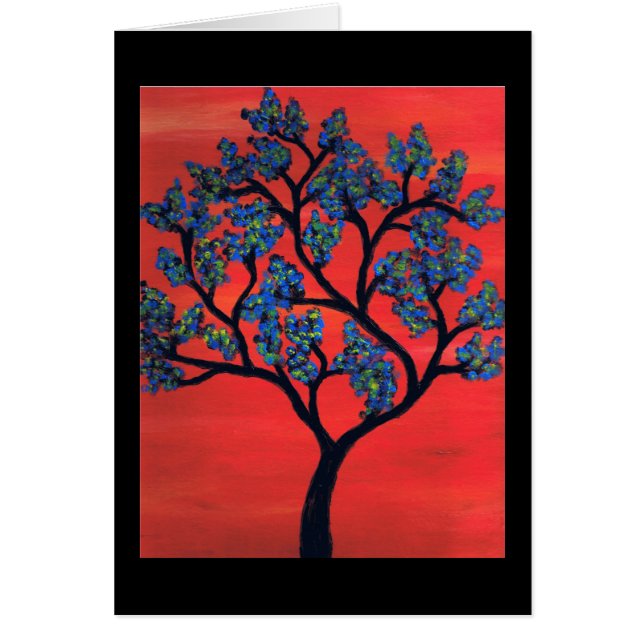 Árbol azul (Frente)