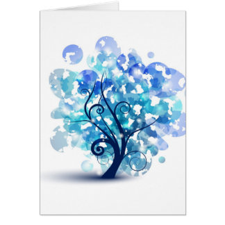 Árbol azul