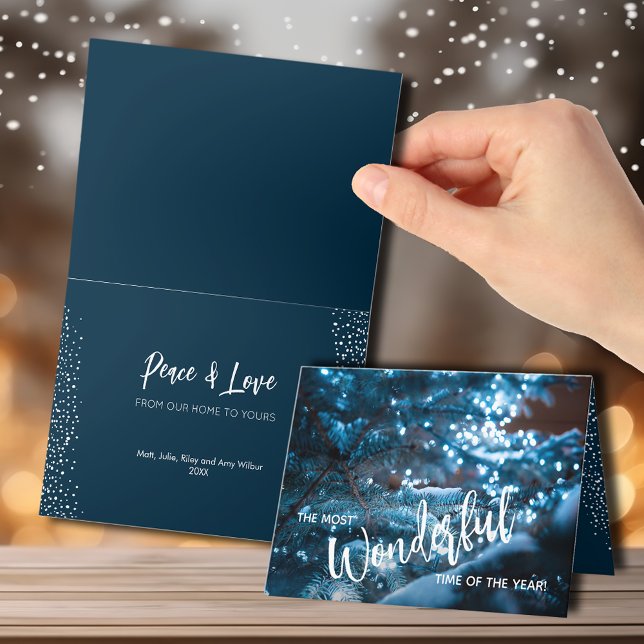 Árbol azul de Navidad plegado (Subido por el creador)