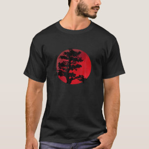Árbol bonsai japonés T camiseta tradición japonesa
