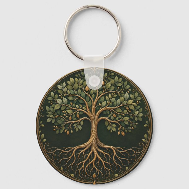 Árbol Botánico, Árbol de la Vida, Llavero (Anverso)