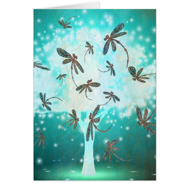 Árbol brillante de libélula (Frente)