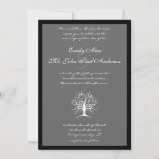 Árbol caprichoso: Invitación a la boda de las fron