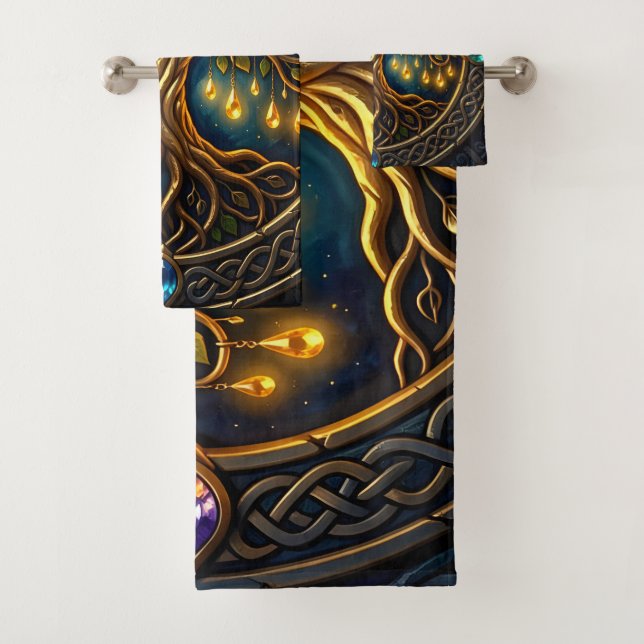 Árbol Celestial de Luz Árbol Celta de Oro de la Vi (In situ)