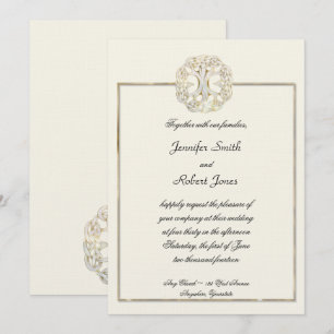 Árbol céltico de la invitación de la boda del