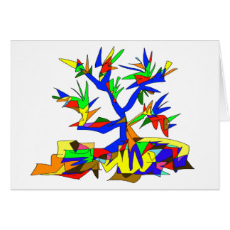 árbol colorido