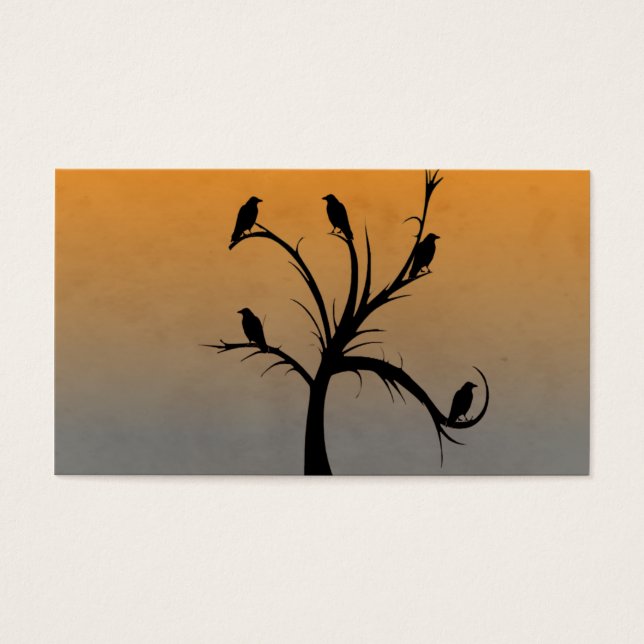 Árbol con cuervos (Frente)