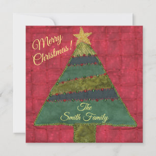 Árbol curado de Feliz Navidad