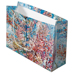 Árbol de bolas floridas, bolsa de regalo grande Va