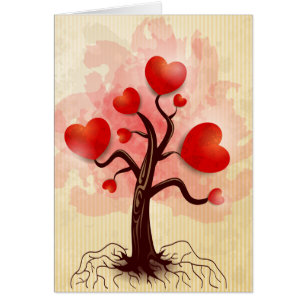 Árbol de corazones