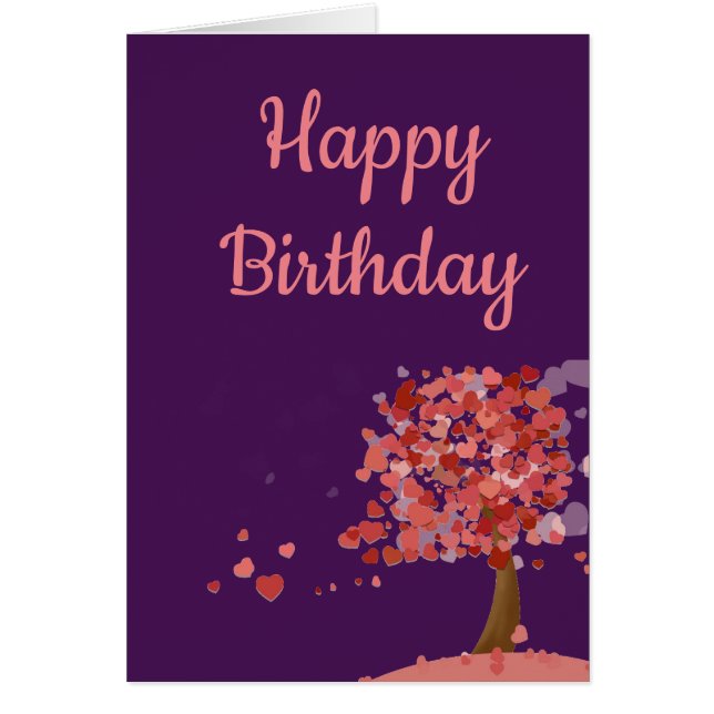 Árbol de corazones de arte lindo (Frente)