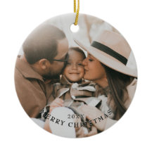 Árbol de decoración familiar con foto moderna mini