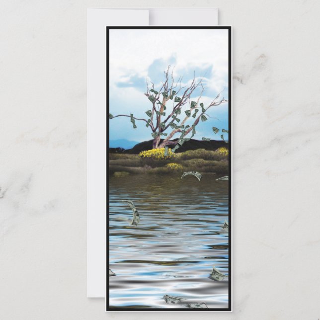 Árbol de dinero en un día de viento (Anverso)