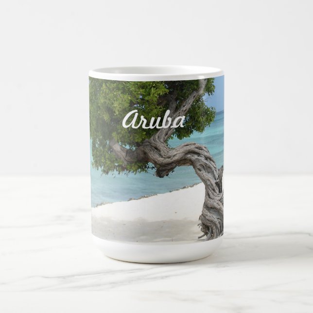 Árbol de Divi Divi en la taza de Aruba (Centro)