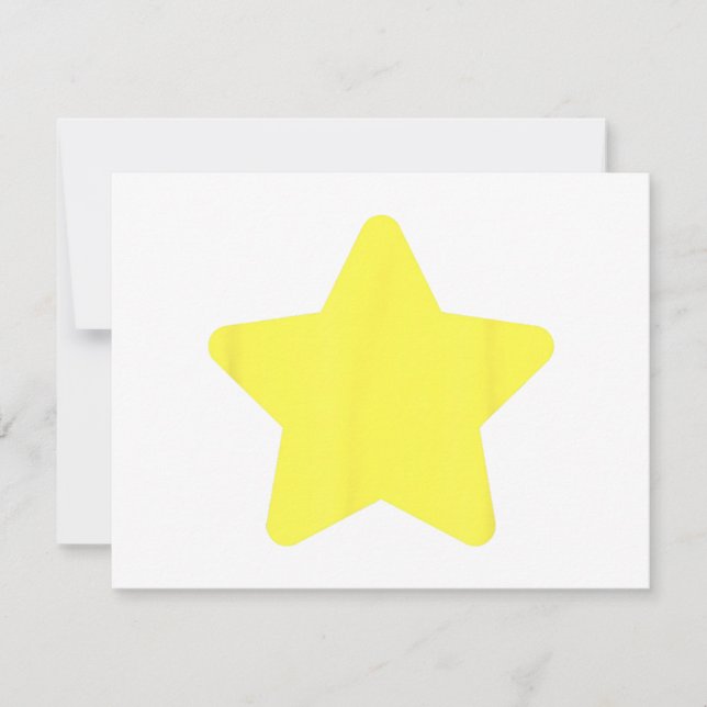 Árbol de estrella amarilla Feliz Navidad (Anverso)