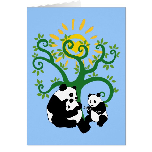 Árbol de familia de la panda (Frente)