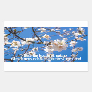 Árbol de flores pegatinas inspiradores