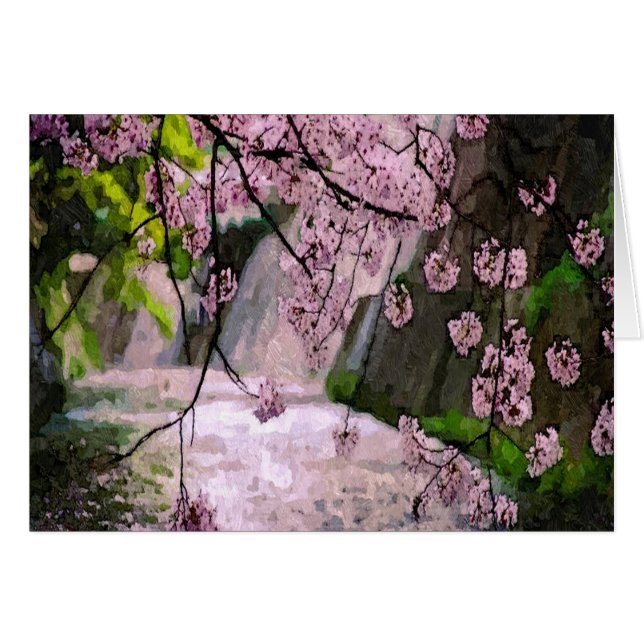 Árbol de flores rosadas (Anverso (Horizontal))