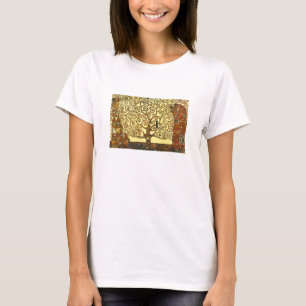 Árbol de Gustavo Klimt de la camiseta de la vida