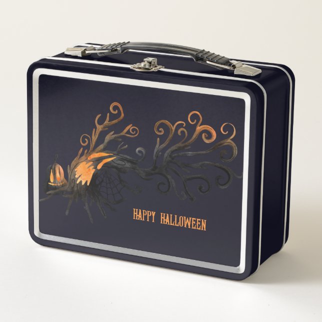 Árbol de Halloween/Octubre/Caída/Calabaza (Anverso)