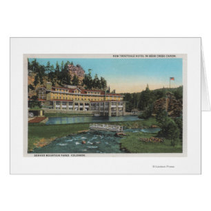 Árbol de hoja perenne, CO - hotel de Troutdale,