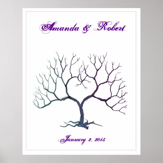 Árbol de impresión de dedos (Frente)