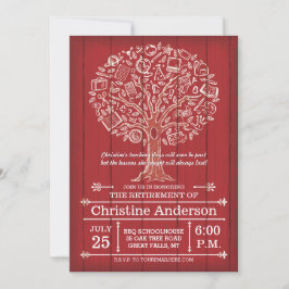 Árbol de invitaciones a la jubilación de profesore