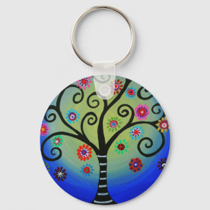 Árbol de Judaica del llavero de la vida
