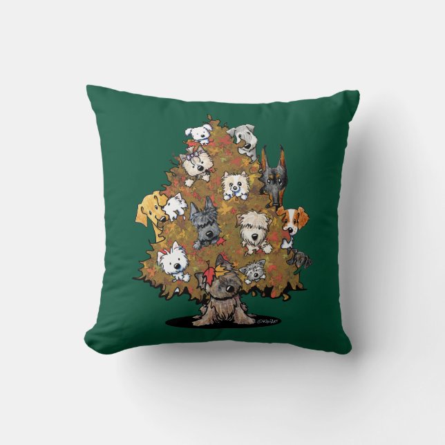 ÁRBOL de la almohada de KiniArt de la DIVERSIÓN (Anverso)