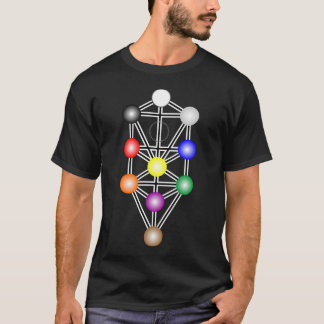 Árbol de la camiseta de los hombres oscuros de la