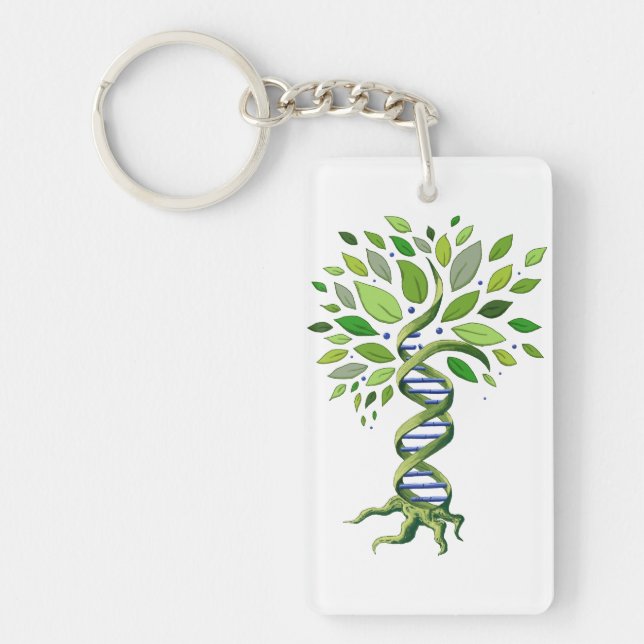 Árbol de la DNA del llavero de la vida (Frente)