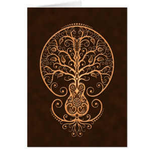 Árbol de la guitarra de Brown de la vida