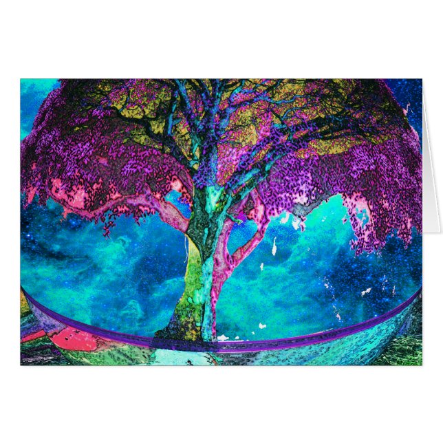 Árbol de la meditación de la vida (Anverso (Horizontal))