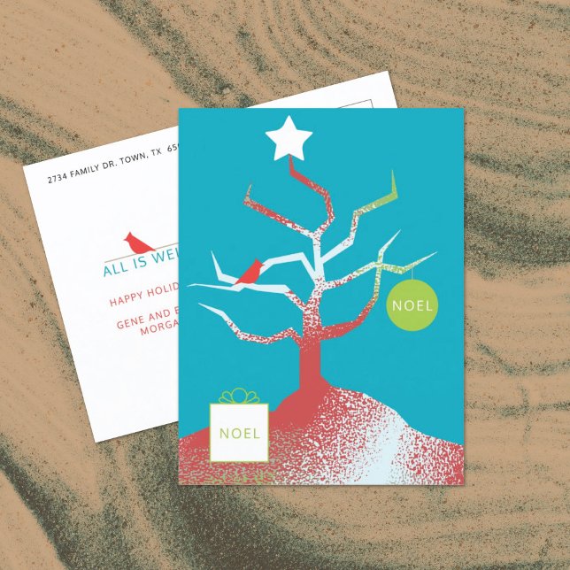 ÁRBOL DE LA postal de vacaciones de ART (Subido por el creador)