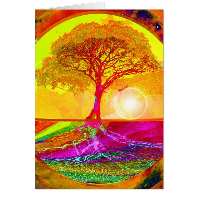 Árbol de la salida del sol de la vida (Frente)