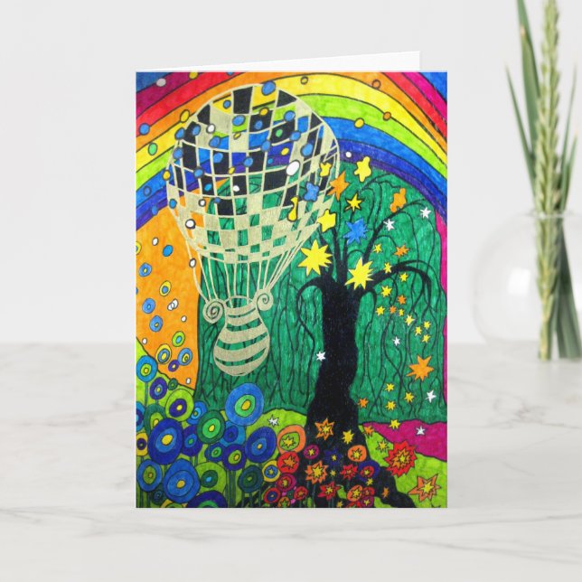 Árbol de la tarjeta de la vida (Anverso)