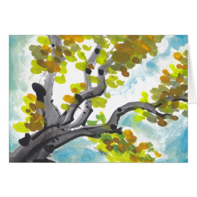 Árbol de la tarjeta de la vida (Anverso (Horizontal))