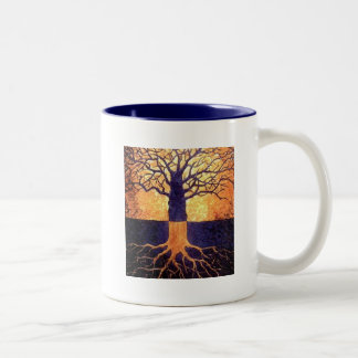 Árbol de la taza del tono de la vida dos
