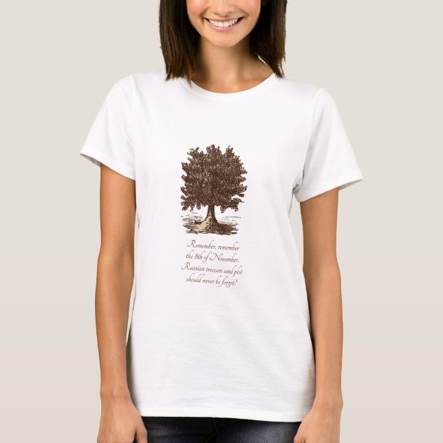 Árbol de la traición a la libertad y la camiseta d (Anverso)