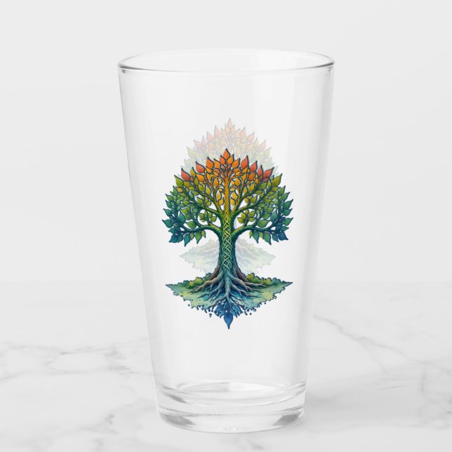 Árbol de la Vida Amanecer Cambiante  (Anverso)