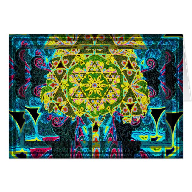Árbol de la vida de mirada interesante (Anverso (Horizontal))