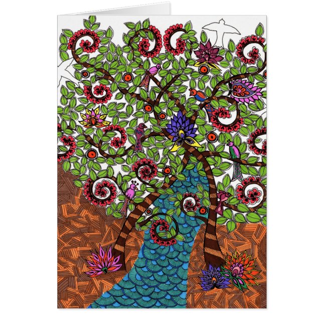 Árbol de la vida en color (Frente)