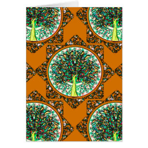 Árbol de la vida modelado naranja