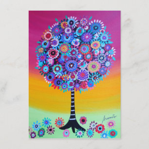 Árbol de las invitaciones de Mitzvah del palo de